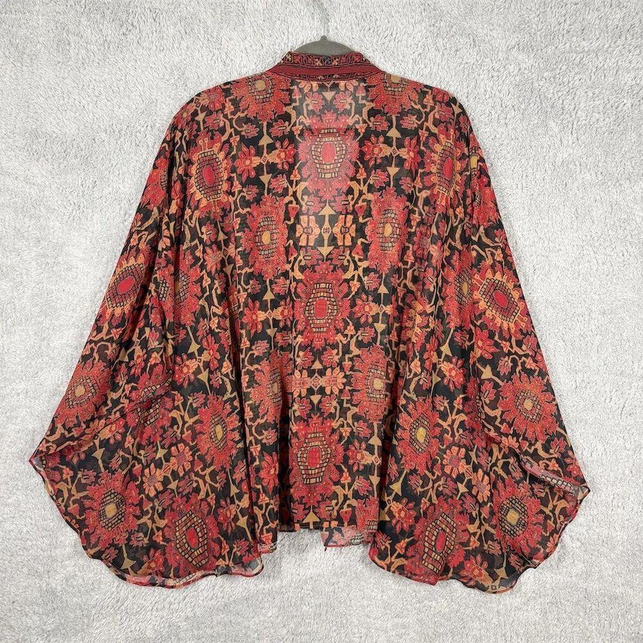 Soft Surroundings Women's Blouse - Red/Orange - L… - image 8