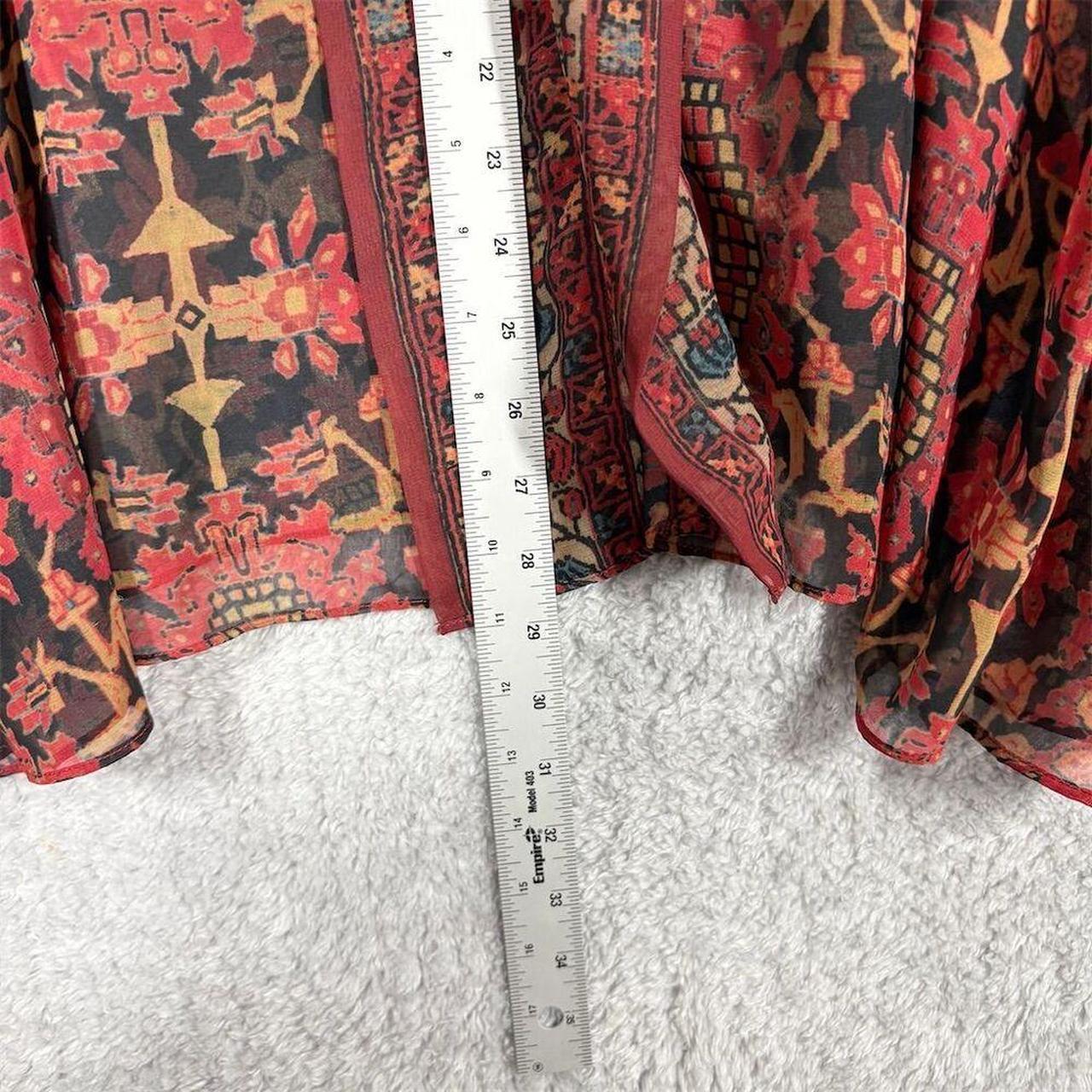 Soft Surroundings Women's Blouse - Red/Orange - L… - image 7