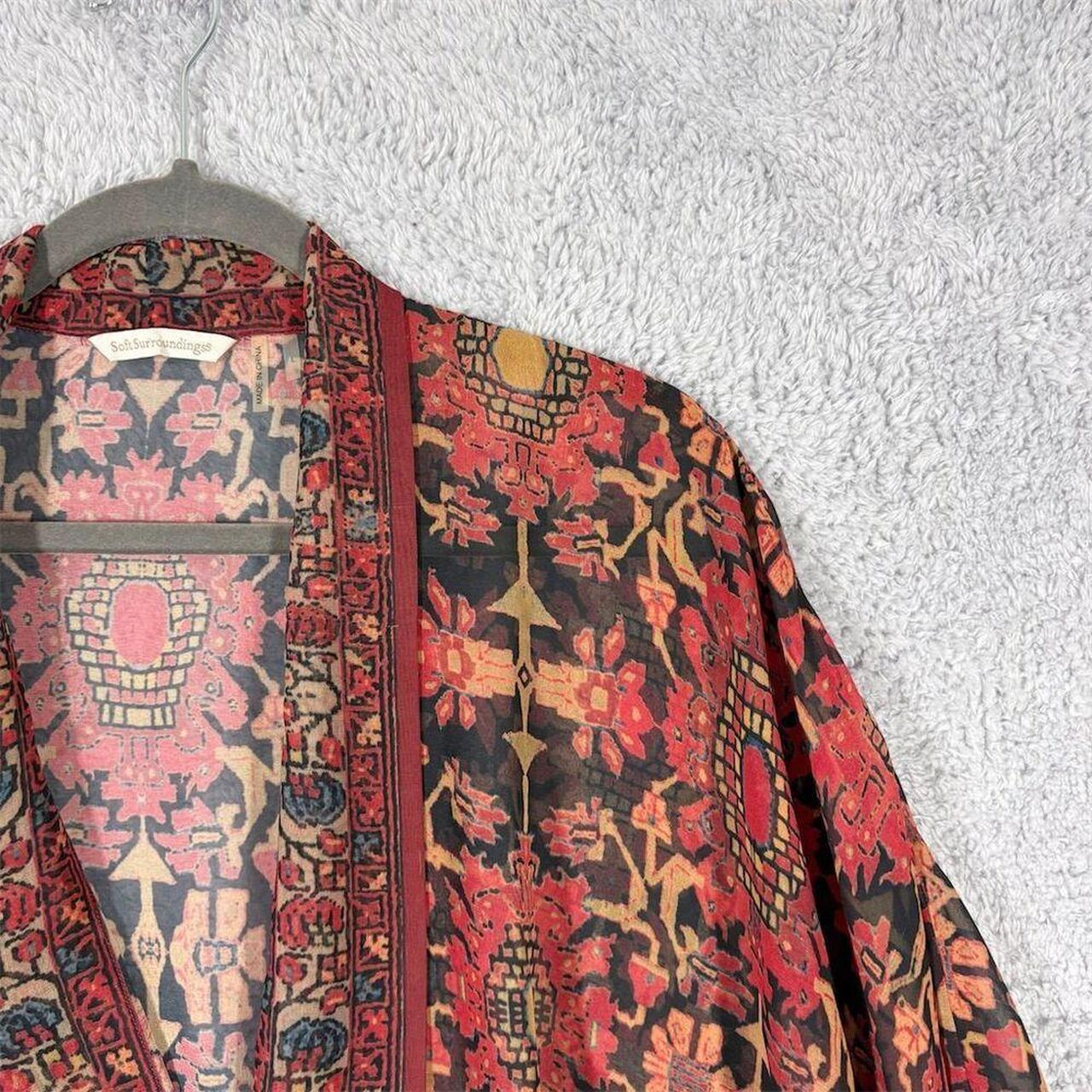 Soft Surroundings Women's Blouse - Red/Orange - L… - image 2