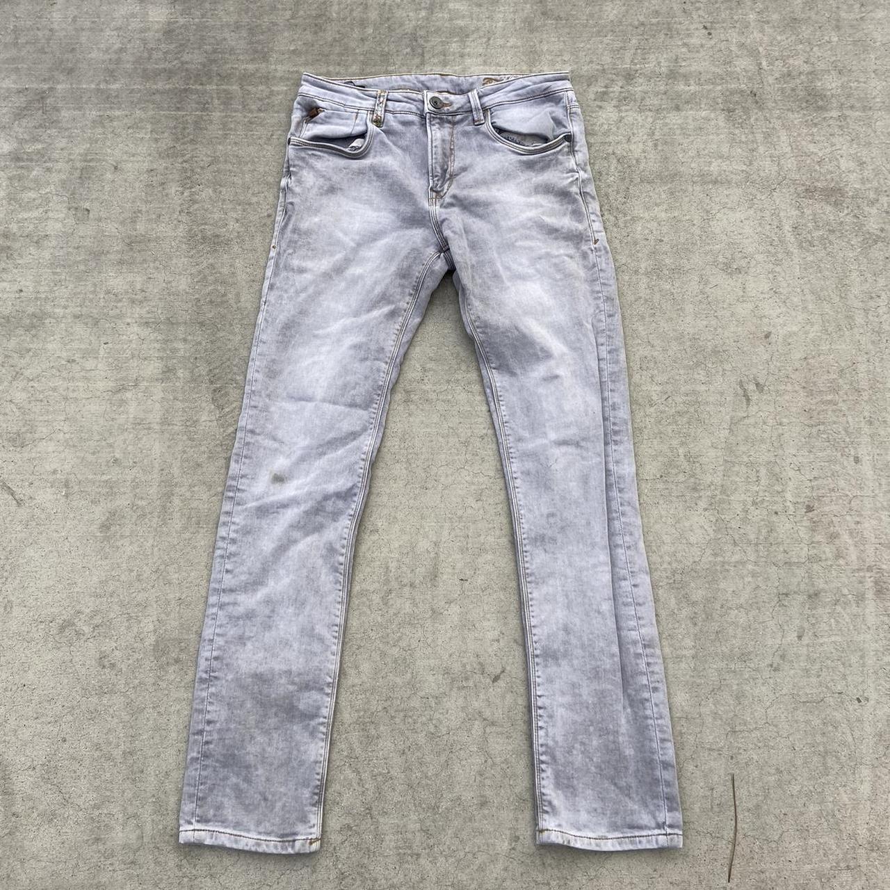 cyber y2k ed hardy slim fit jeans size 32x30 In... - Depop