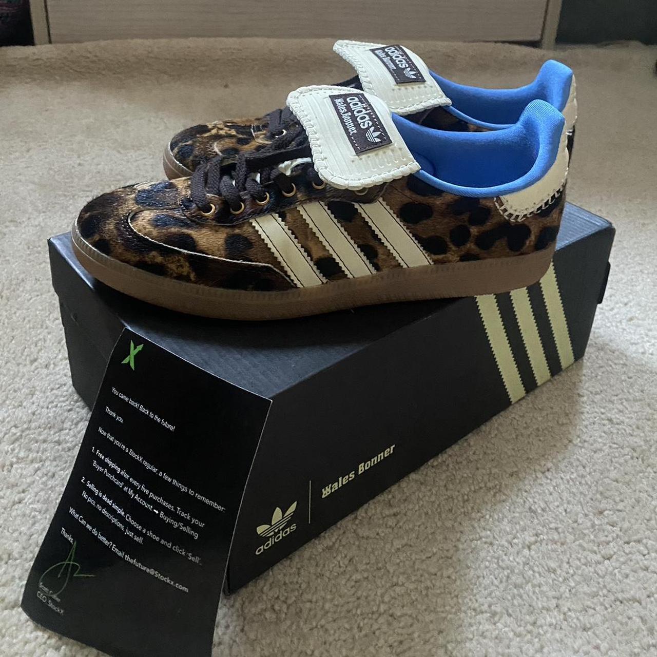 -Wales Bonner Cheetah Print Adidas Shoes -Purchased... - Depop