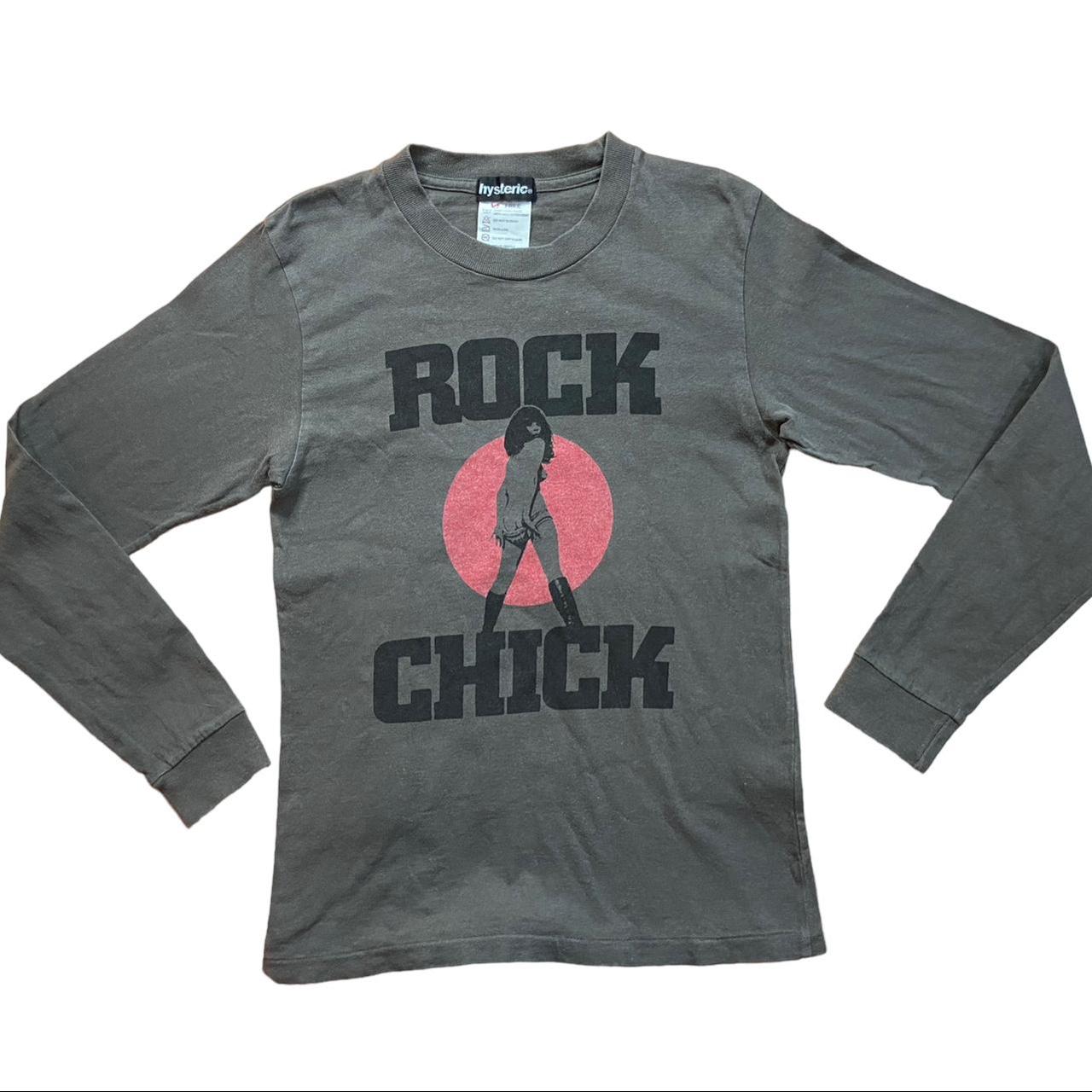 HYSTERIC GLAMOUR “ROCK CHICK” LONG-SLEEVE🖤 🎵 This... - Depop