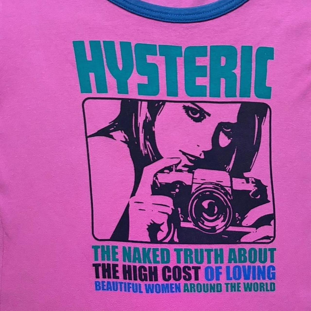 ULTRA RARE HYSTERIC GLAMOUR “NAKED TRUTH” BABY TEE 💗 | Depop
