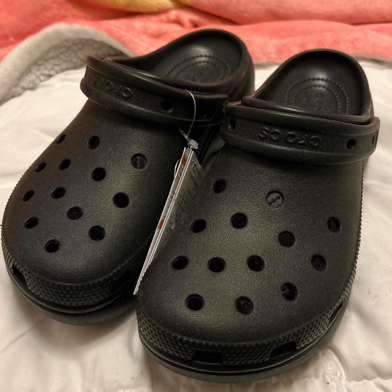 WOMEN'S CLASSIC PLATFORM CLOG CROCS Never worn,... - Depop