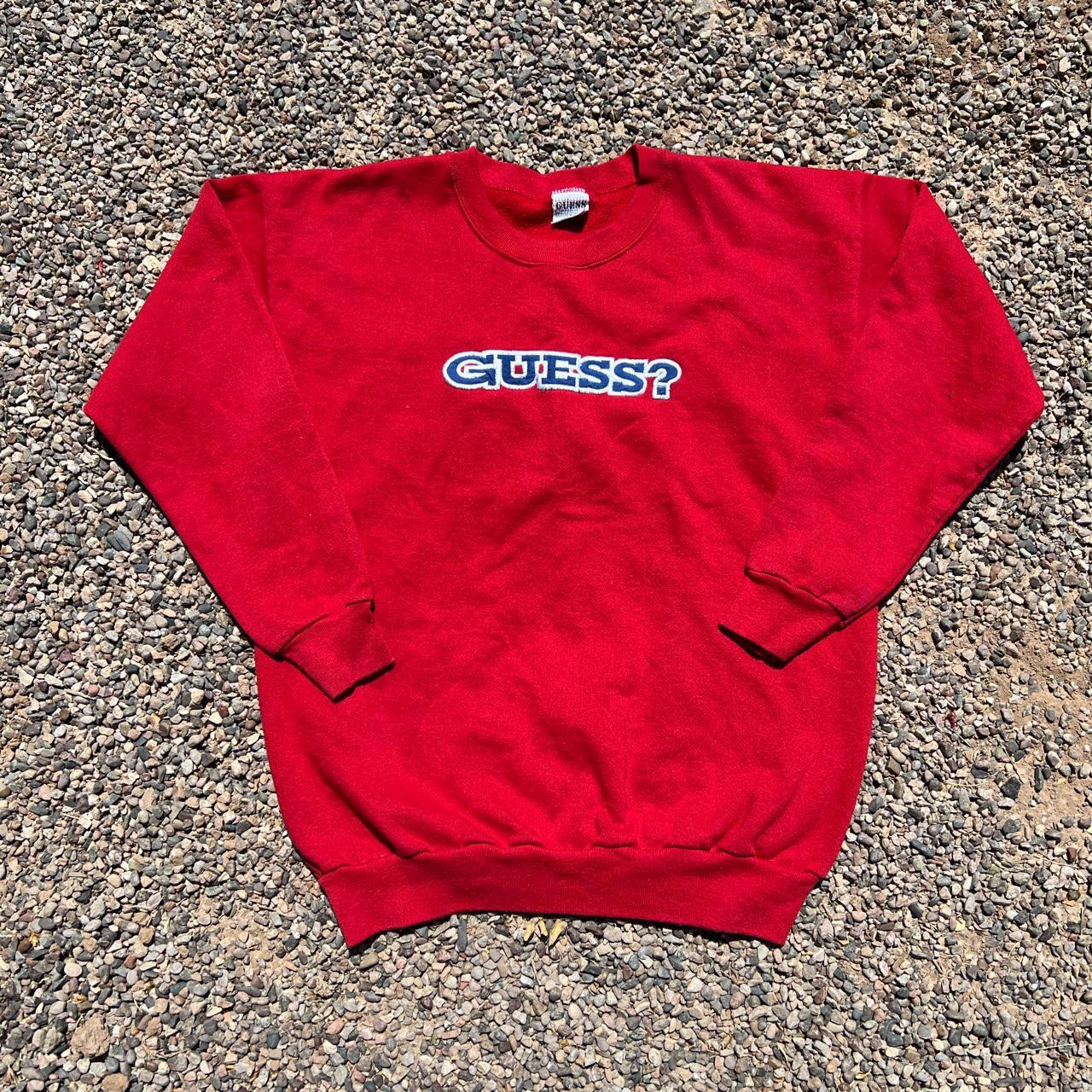 Vintage guess clearance sweatshirt mens