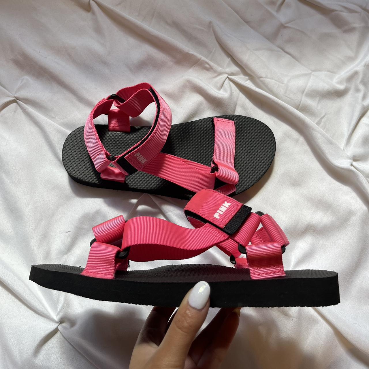 brand new never worn TEVA style barbie pink strappy Depop