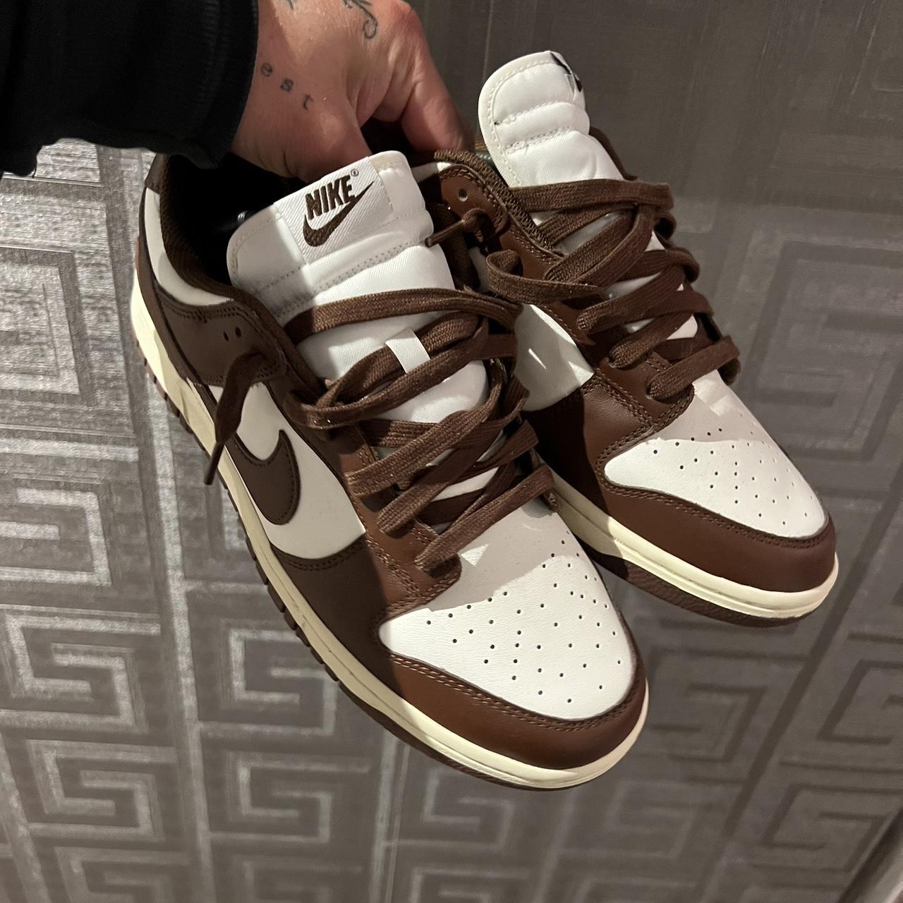 Nike dunk cocoa uk 9 brand new box inc Need quick sale - Depop