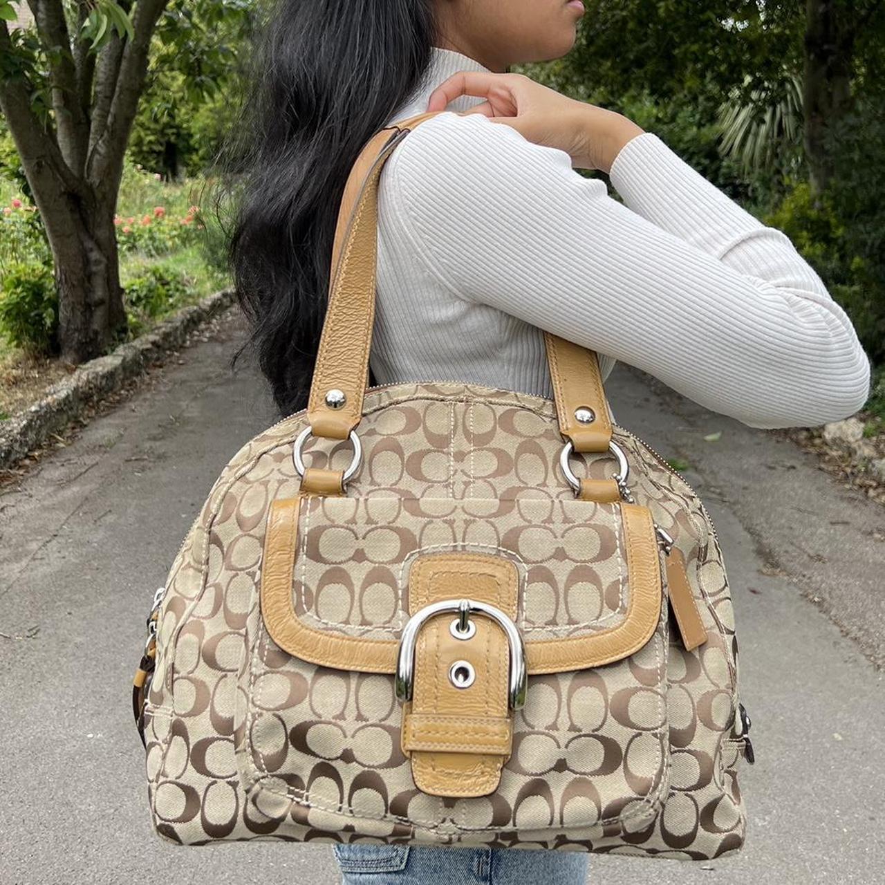 Vintage Coach Bag Signature Soho dome print bag | Depop