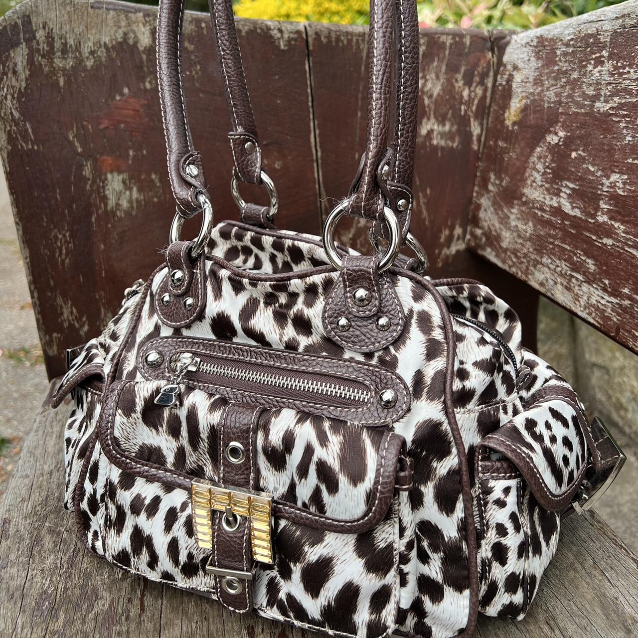 Vintage Leopard bag Brand Kathy Van Zeeland. Depop