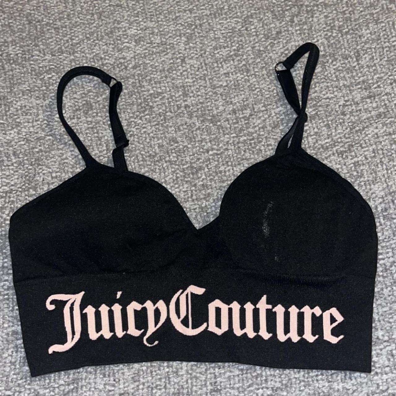 Black Juicy Couture Bra Size M (12/14) MARKED - Depop