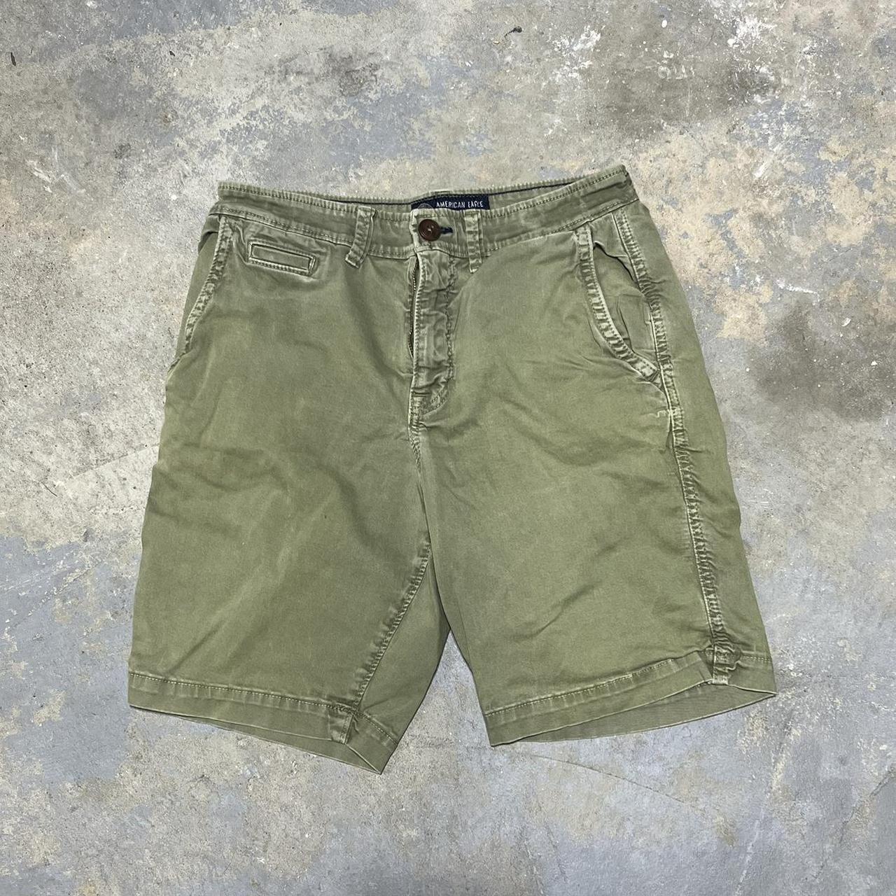 Military green American Eagle men’s shorts great... - Depop