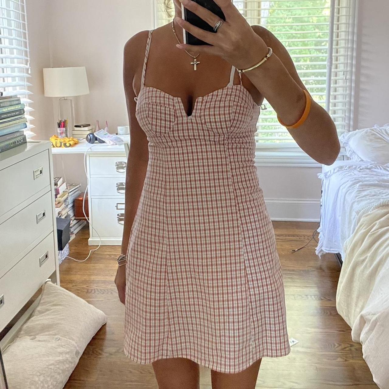 Princess polly 2025 gingham dress