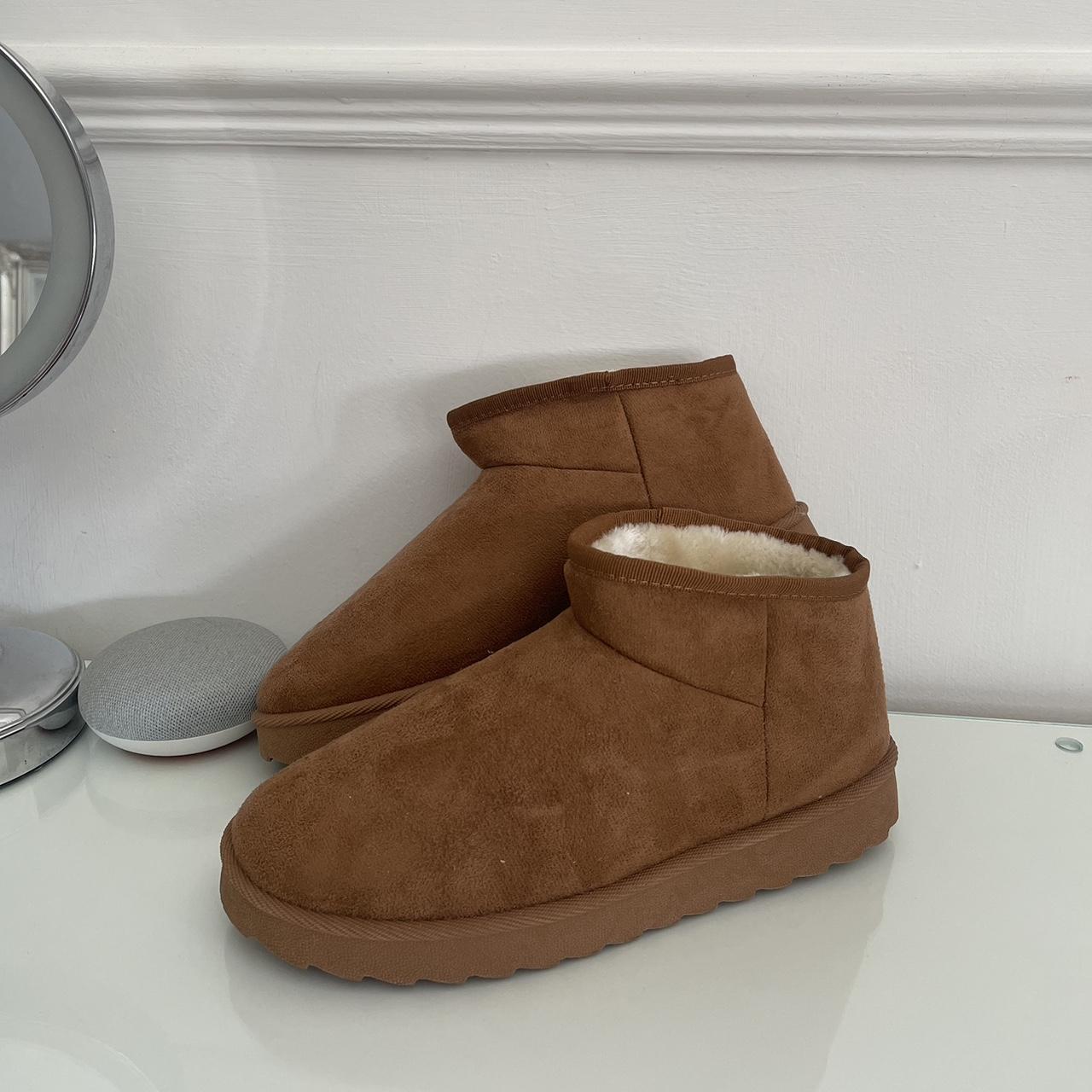 Size 6 Primark ugg style boots, worn once - Depop