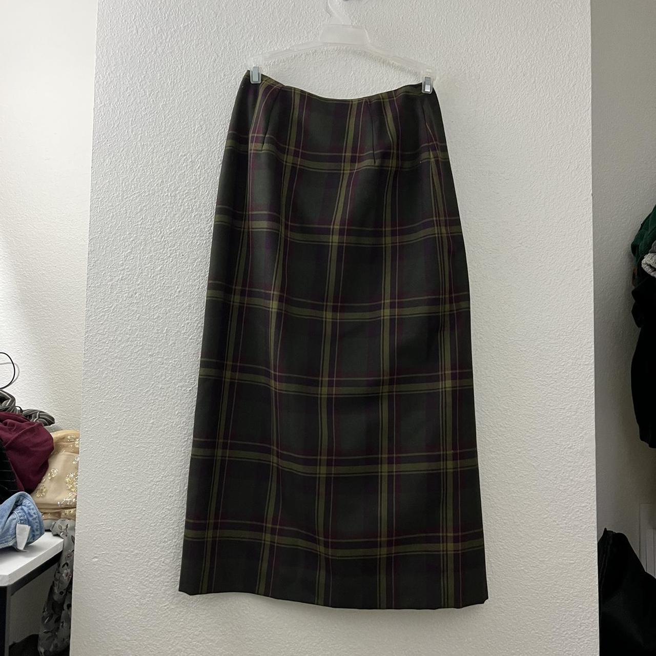 Women's Purple and Green Skirt | Depop