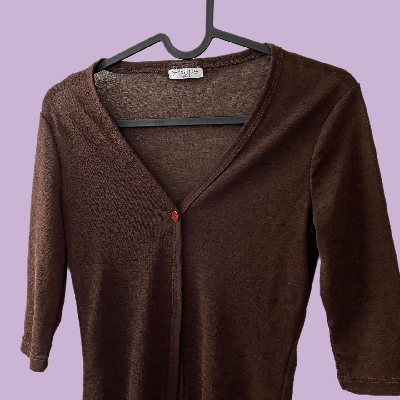 Women's Brown Cardigan Depop