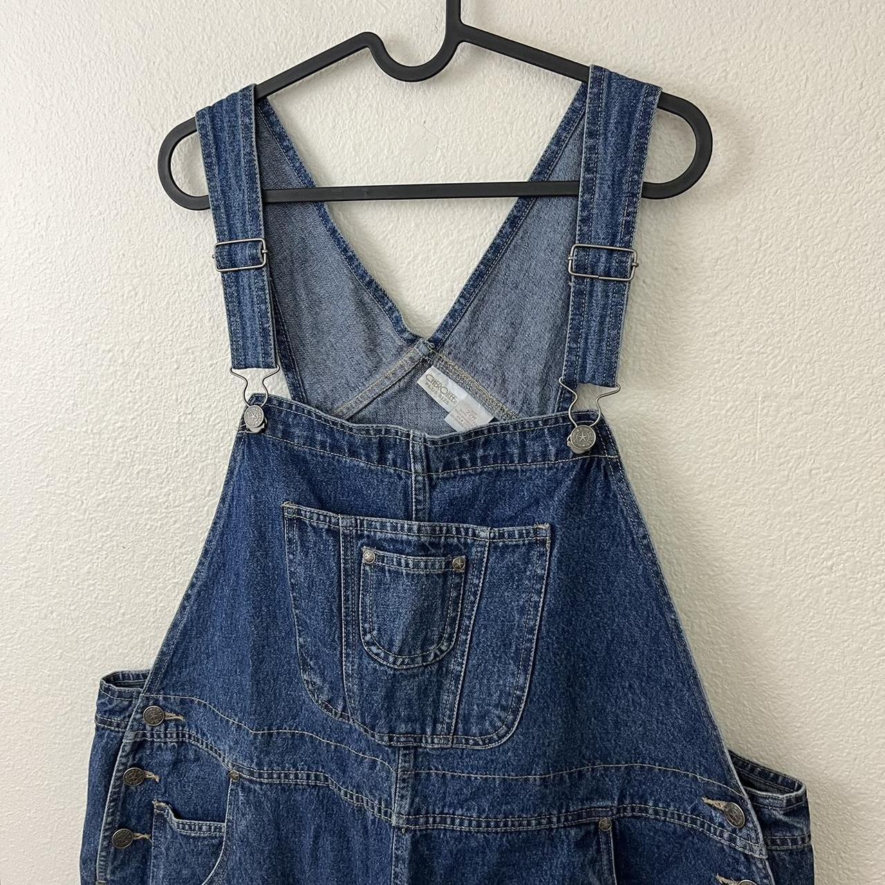 Vintage cottagecore denim overalls Size 22W PLEASE... - Depop