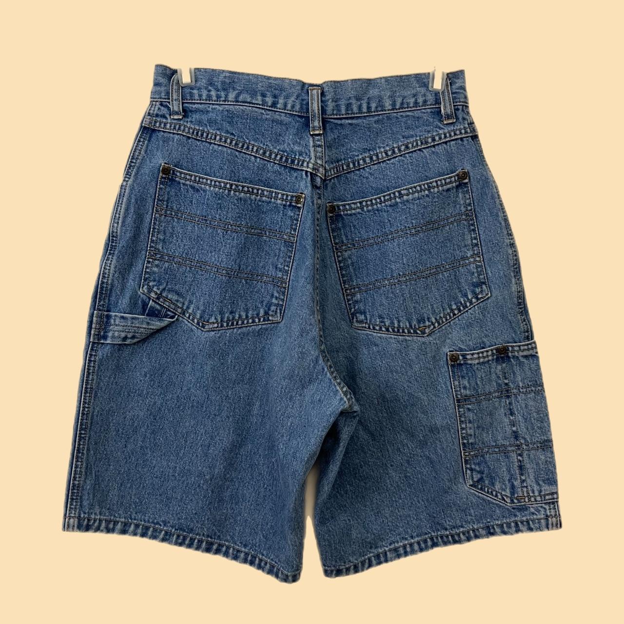 Vintage denim jean shorts Size 6 PLEASE CHECK... - Depop