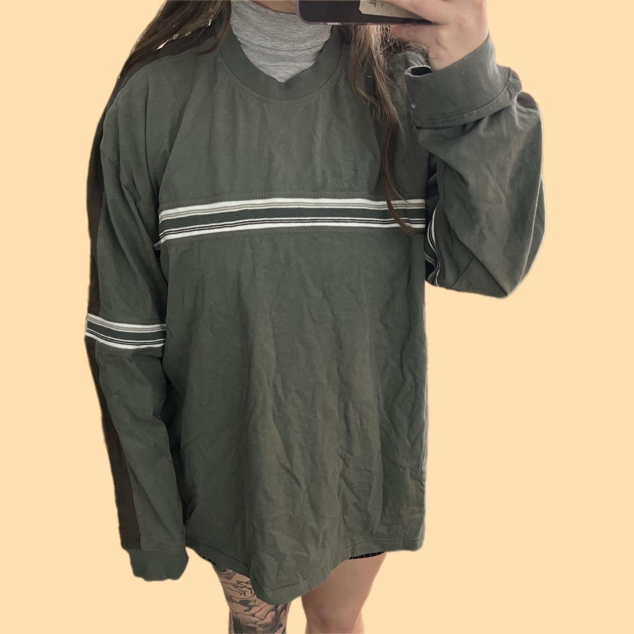 green skater long sleeve shirt Size XXL shown on... Depop