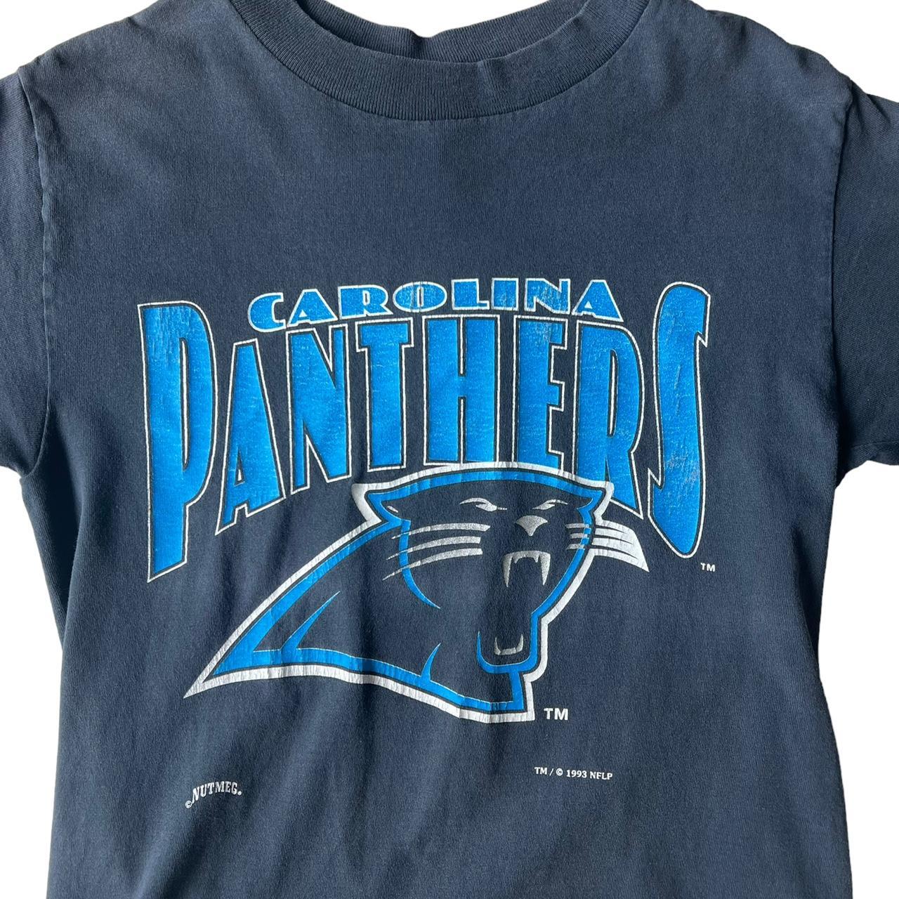 Nutmeg Mills Carolina Panthers NFL 90s Vintage - Depop  Carolina  panthers shirt, Vintage sportswear, Vintage shirts