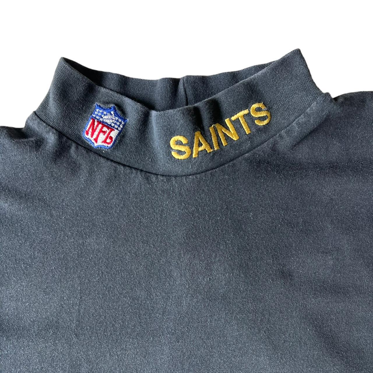 Vintage New Orleans Saints NFL Apparel black long - Depop