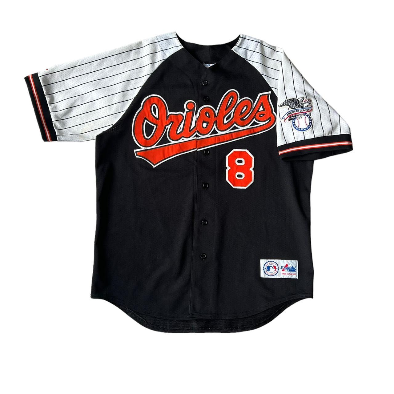 Black Orioles Nike Jersey w/ Orange & White - Depop