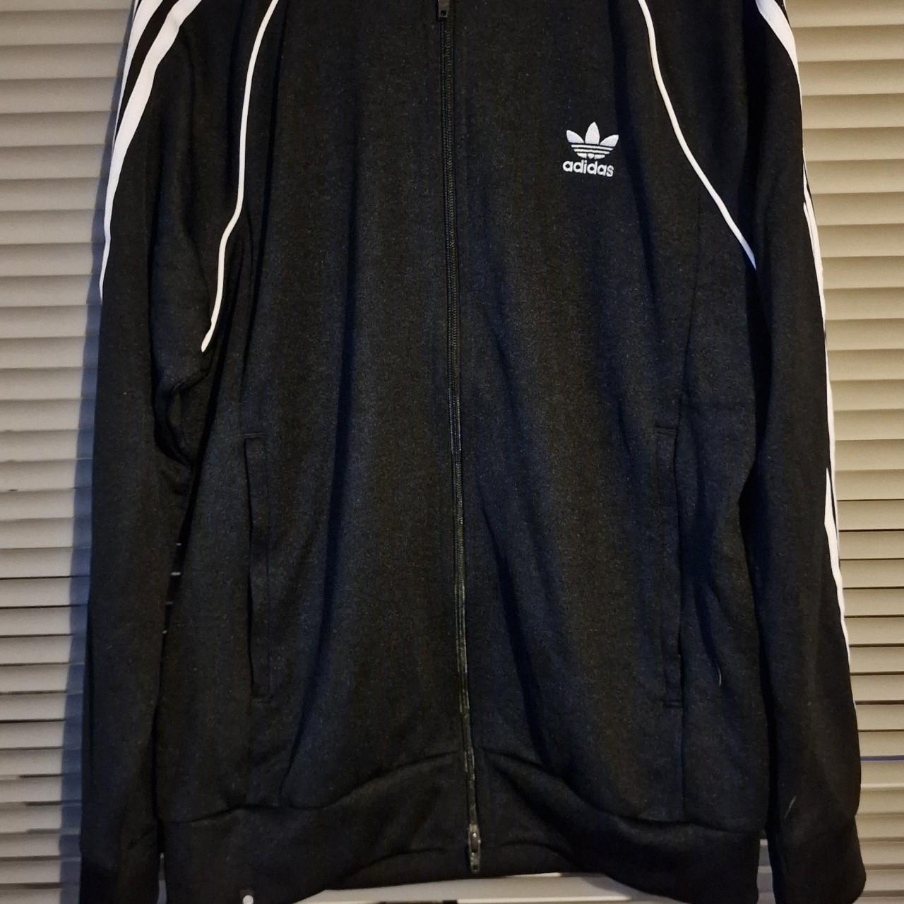 Adidas zip up jacket Size - Large Condition - as... - Depop