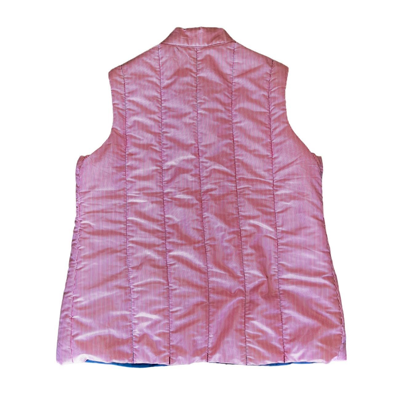 Lavenham Men's Red and White Gilet (3)