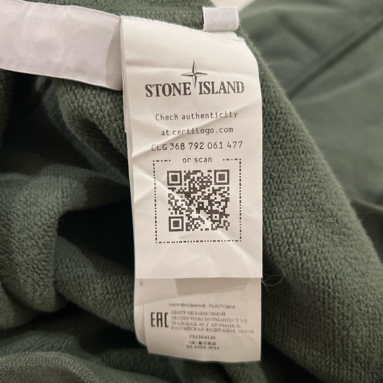 Stone Island green hoodie sweatshirt size L, New...