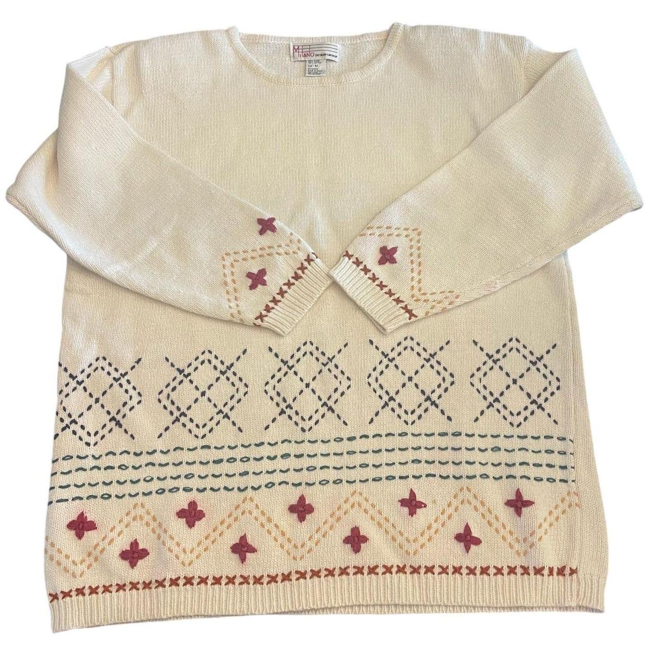 Source Unknown Women's Sweater - Multi - M – Mila… - image 2