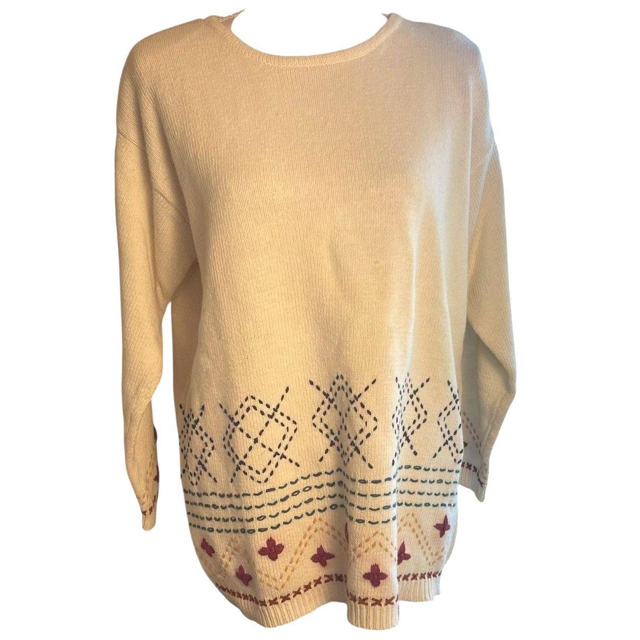 Source Unknown Women's Sweater - Multi - M – Mila… - image 1