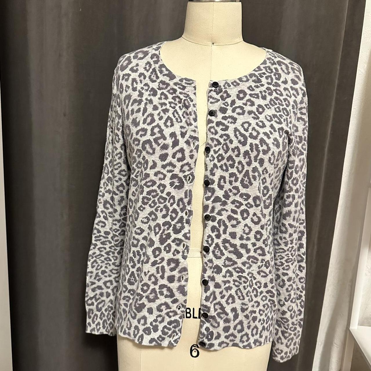 Old navy leopard hot sale print cardigan