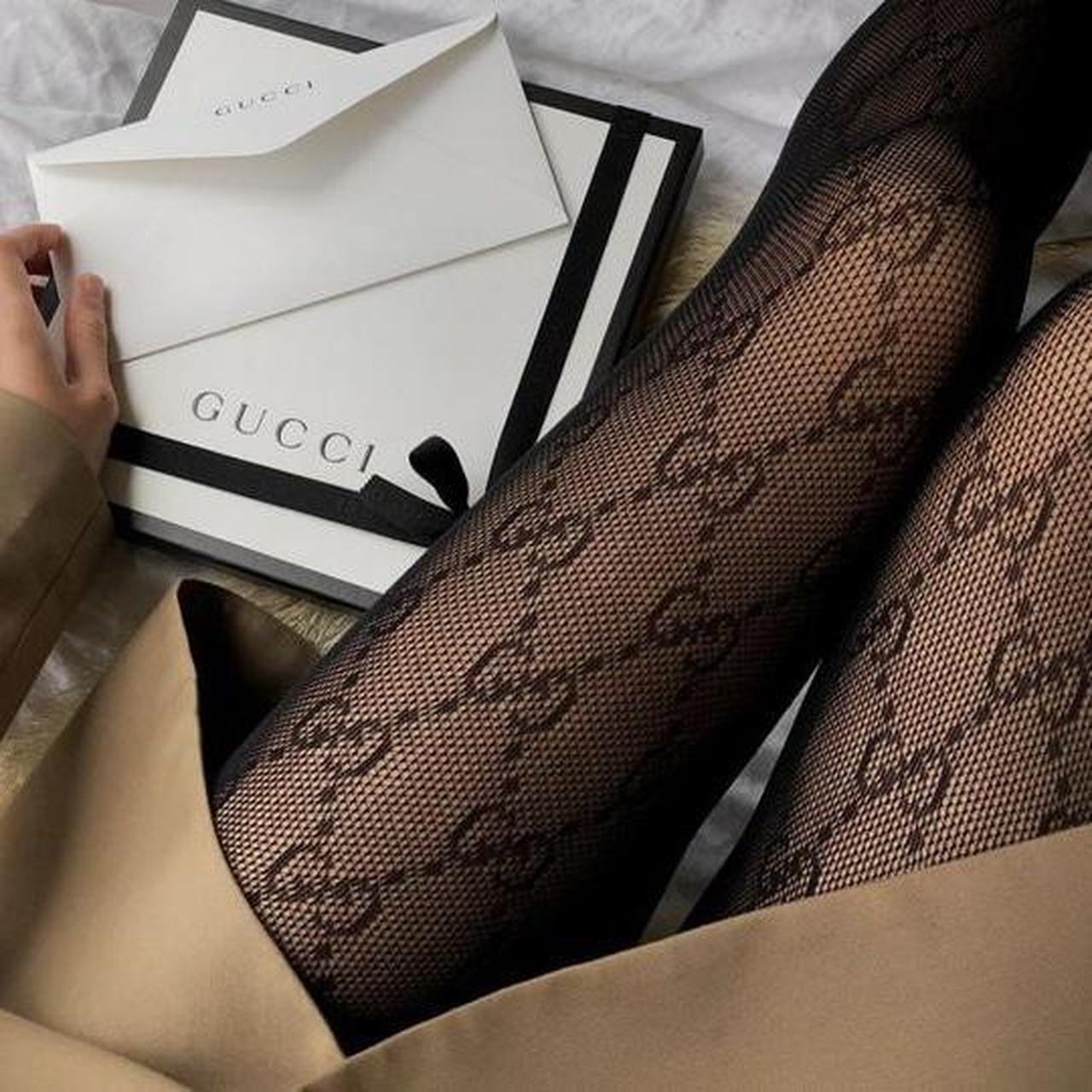 Gucci tights pantyhose Worn twice Depop