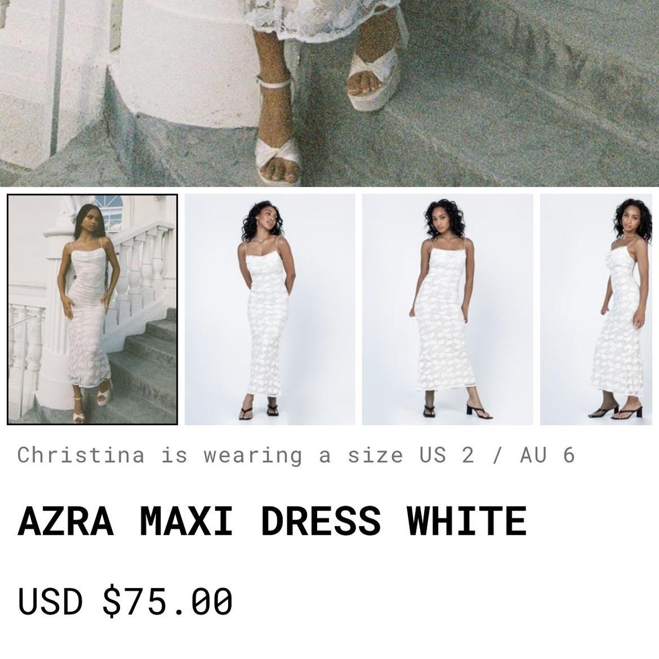 Azra Maxi Dress White