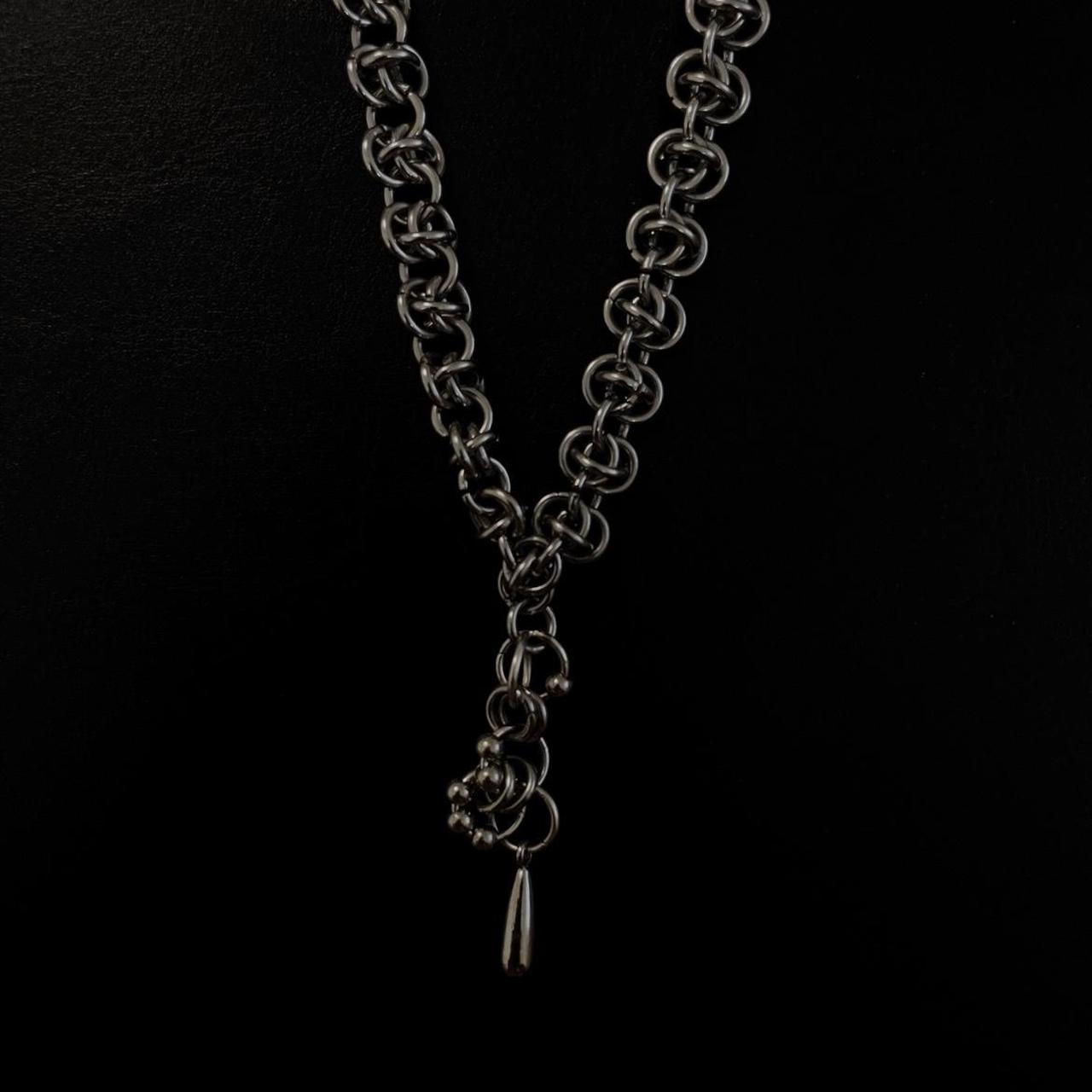 Til Death Heart Shape Necklace - 925 Personalized Black Enamel Pendant  Necklace | eBay