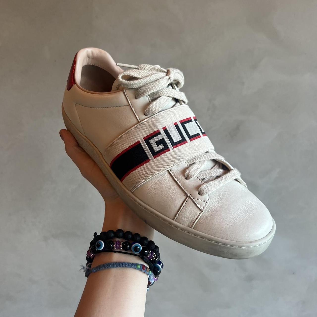 Gucci deals stripe trainers