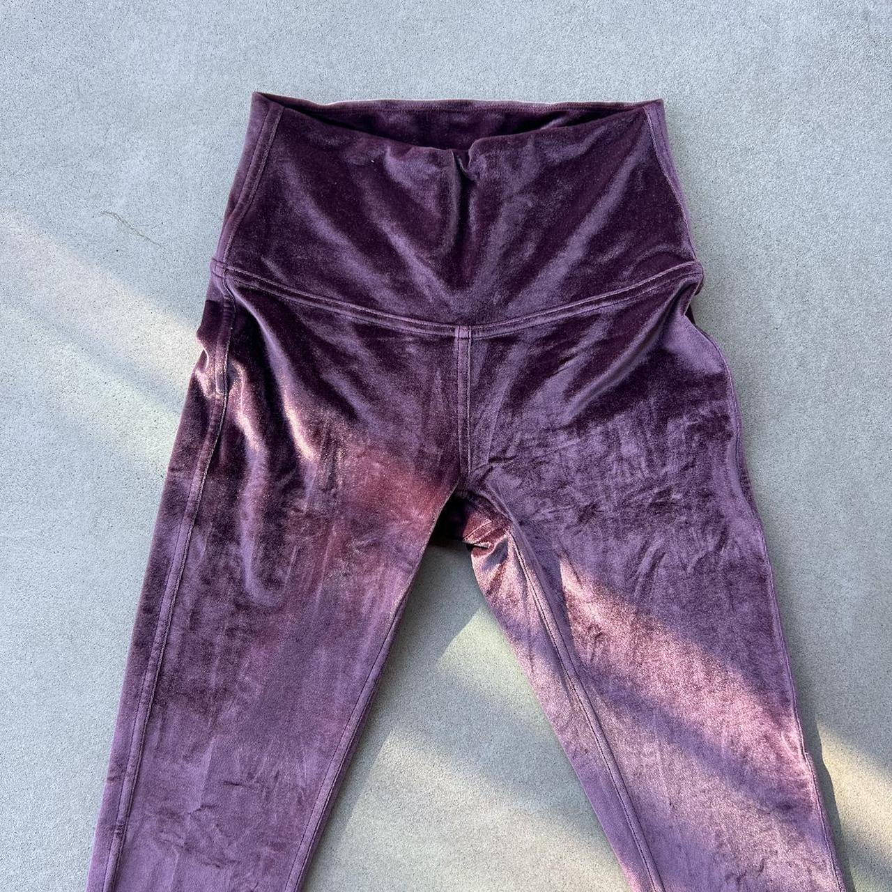lululemon leggings 🧞‍♀️ these velvet leggings are sooo - Depop