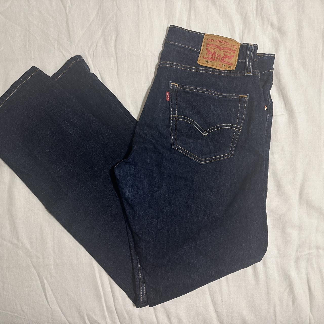 Levis 511 men’s jeans denim blue sz 34 waist - Depop