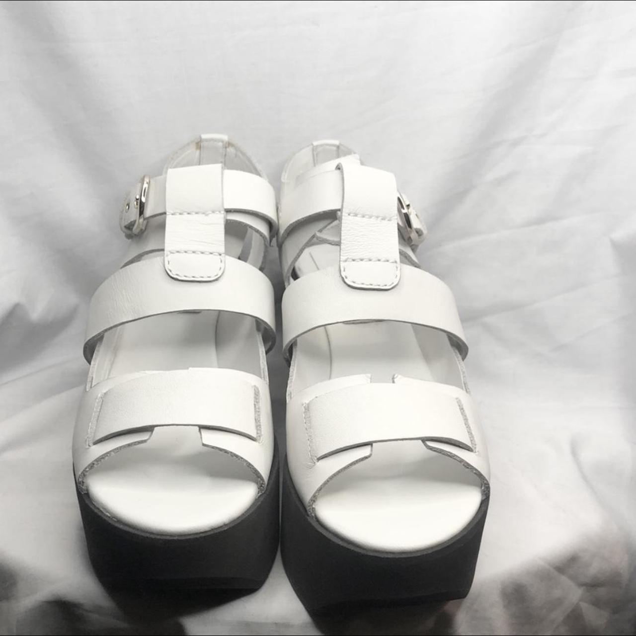 Jil Sander Women's White and Black Sandals (2)