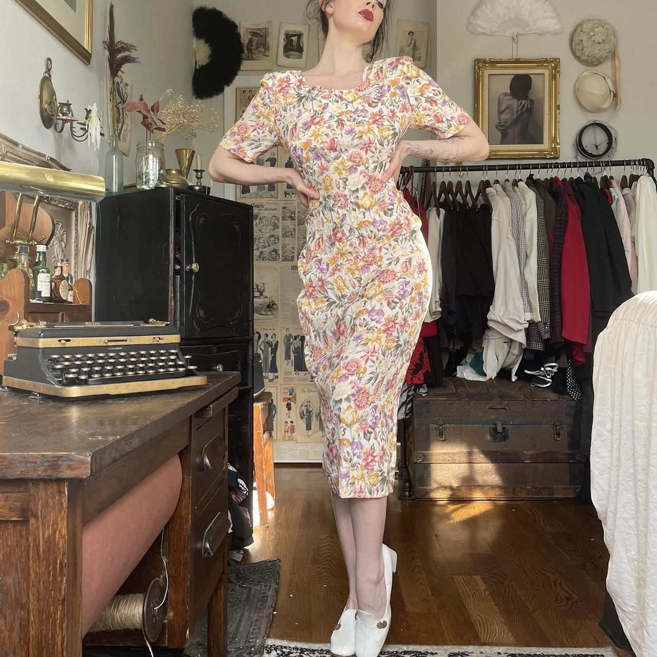 80s on sale midi dress