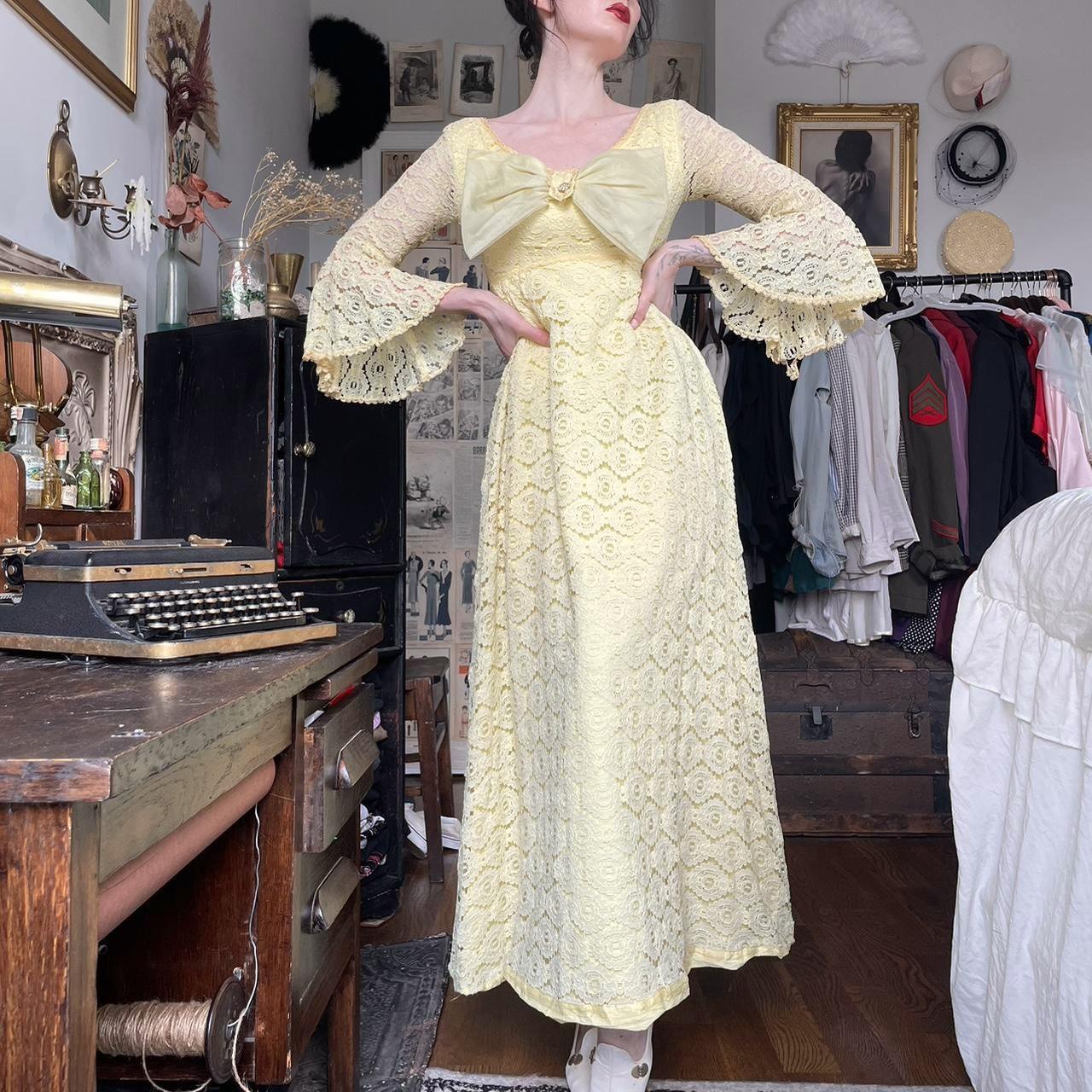 Muted 2024 yellow dress