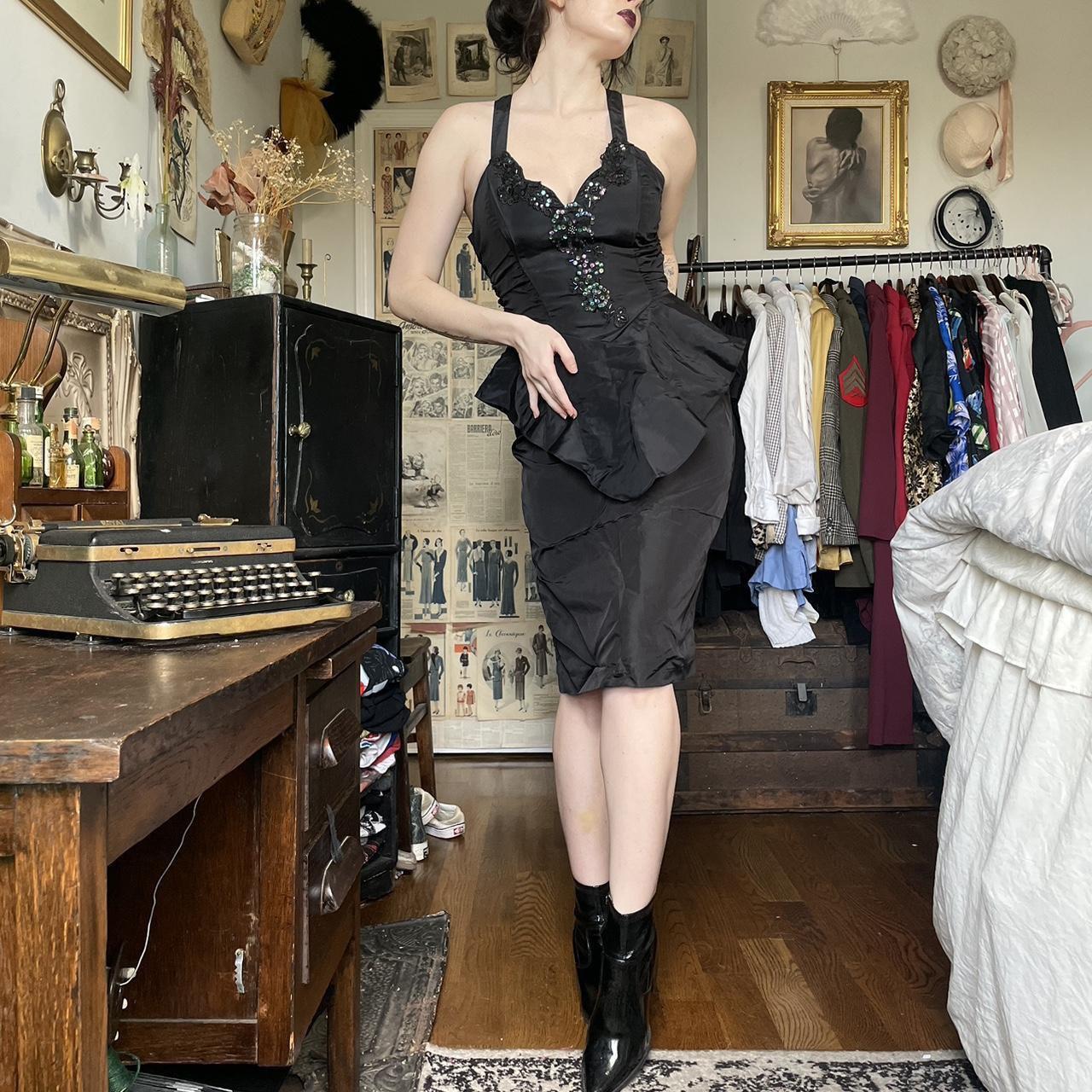 80s peplum dress sale