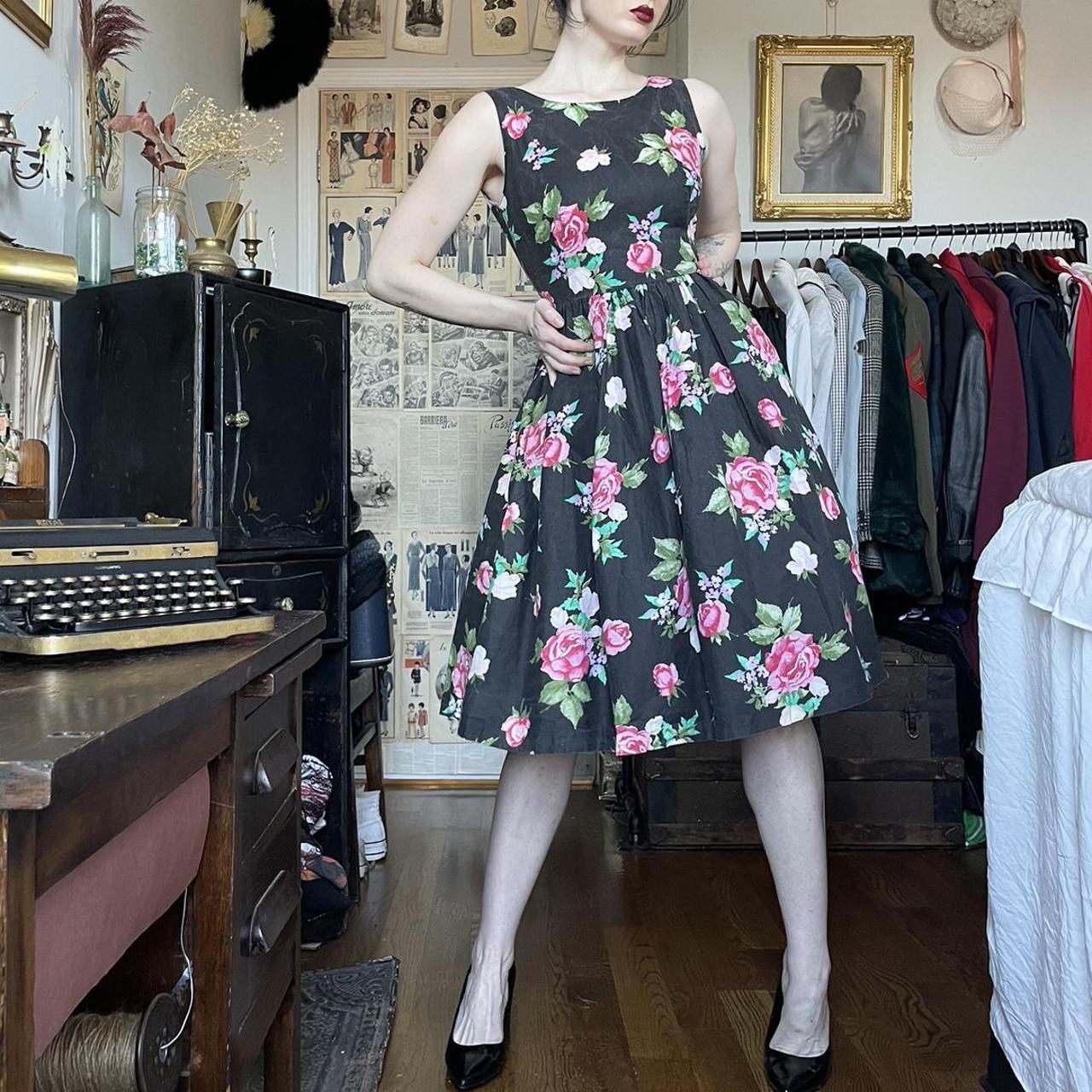 Pink rockabilly dress best sale