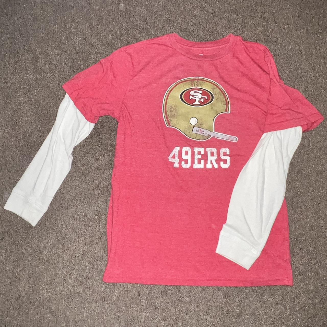 Vintage San Francisco 49ers white long sleeve shirt. - Depop