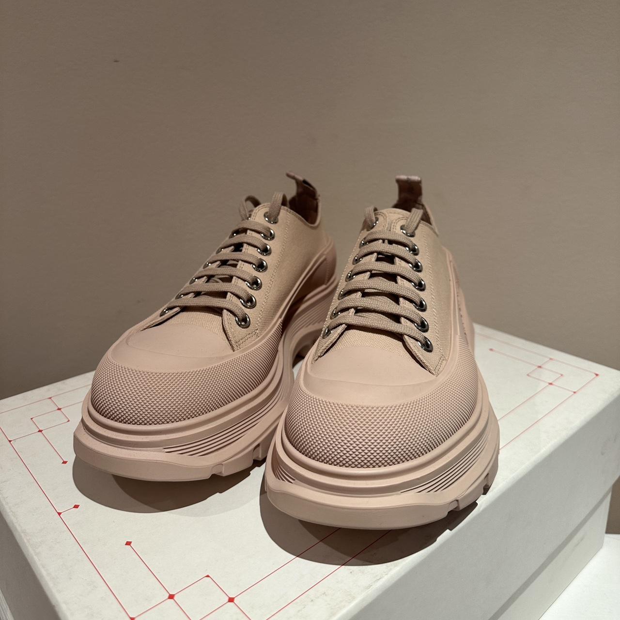 Alexander mcqueen best sale nude trainers