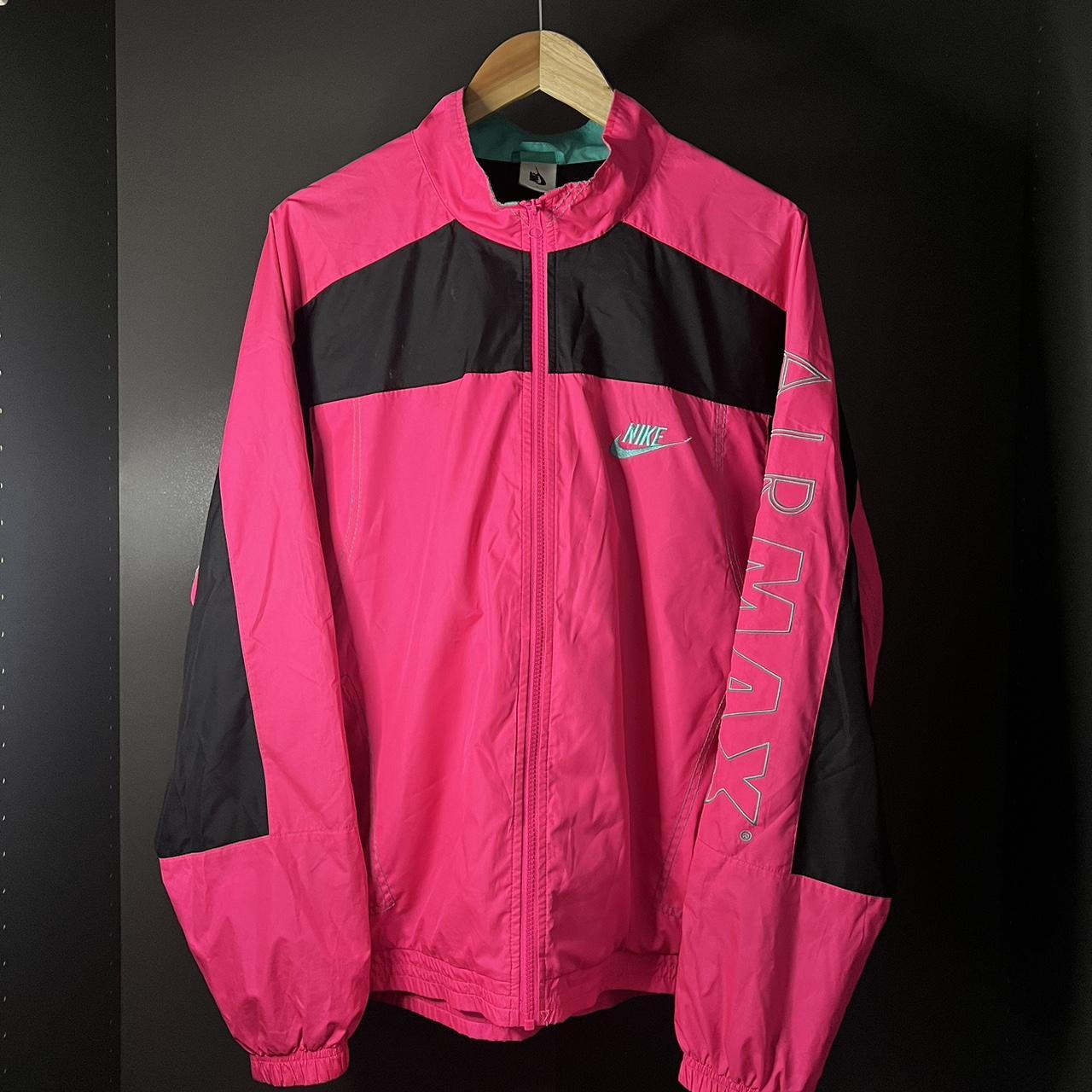 Nike windbreaker mens pink best sale