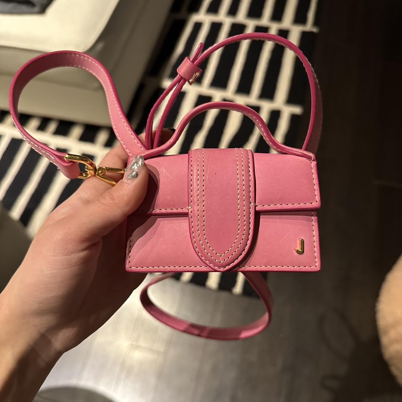 Jacquemus Pink Micro Mini bag! Only carried once. Depop