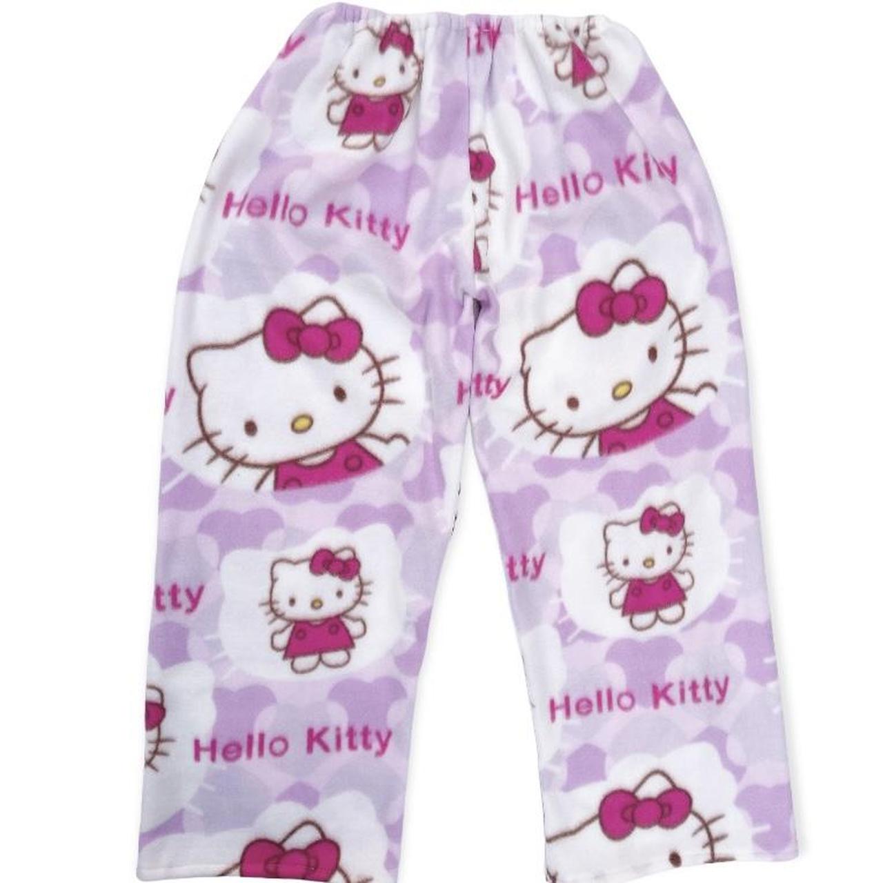 Handmade Purple Hello Kitty Pajama Pants. Made to... - Depop