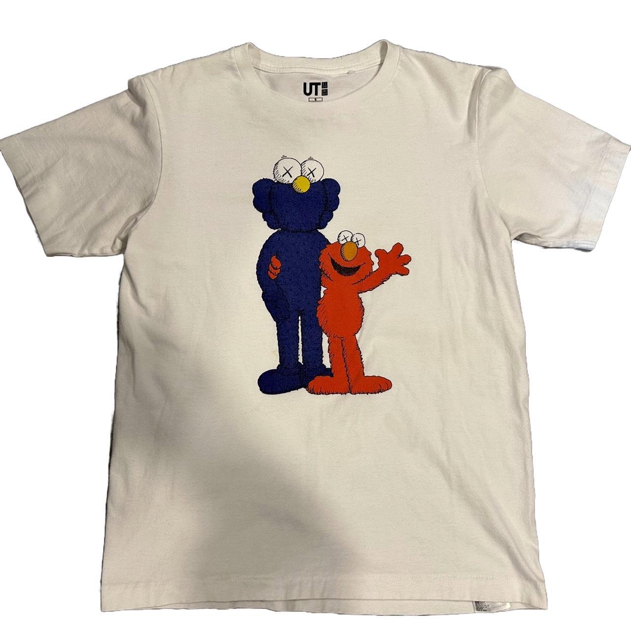 KAWS X 2024 Uniqlo X Sesame Street BFF Elmo tee