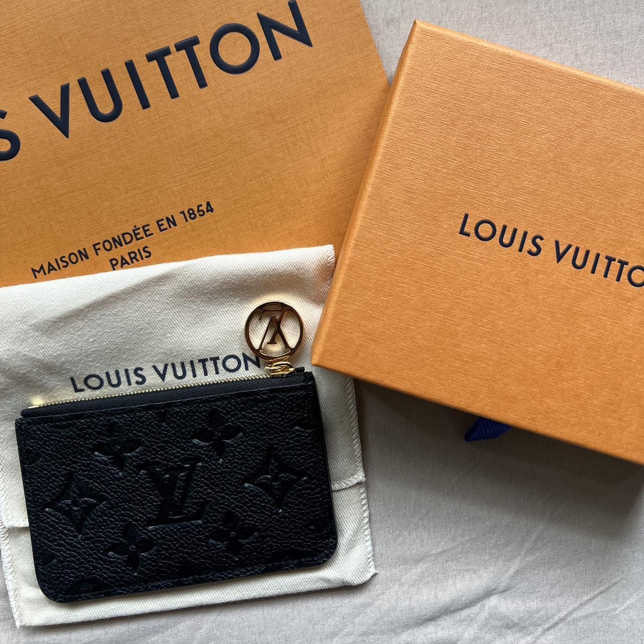 Louis Vuitton Monogram Empreinte Mens Card Holders, Green