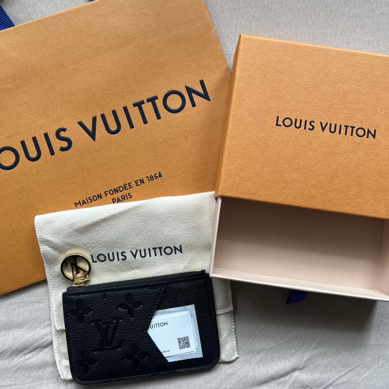 Louis Vuitton Romy Card Holder Wine Monogram Empreinte